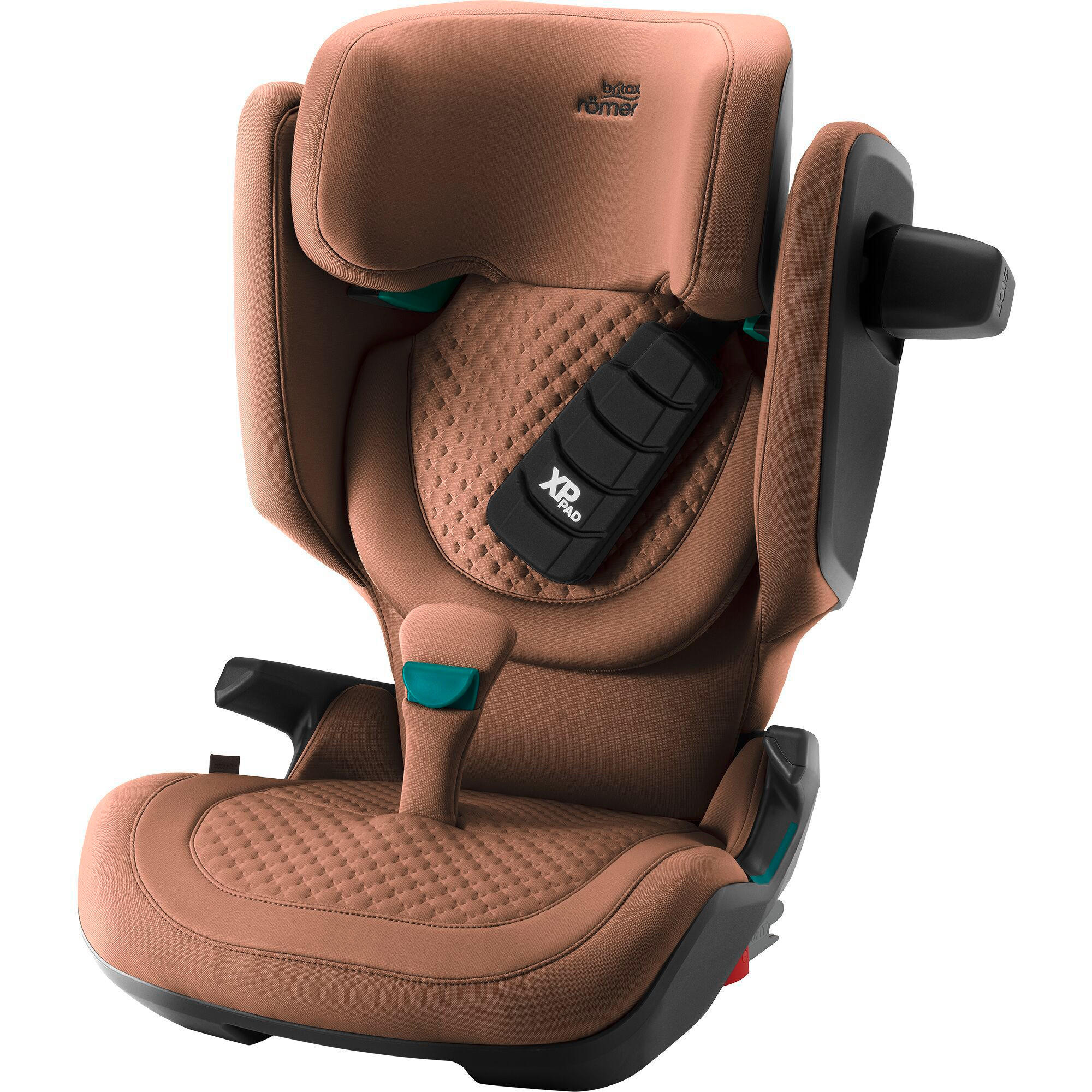 KINDERAUTOSITZ Kdifix Pro  - Hellbraun/Cognac, Basics, Kunststoff/Textil (48/83/42cm) - Britax Römer