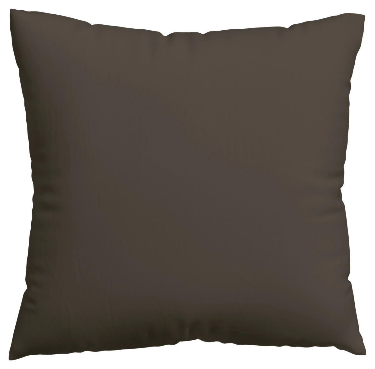 KISSENHÜLLE EASY JERSEY 40/40 cm  - Dunkelbraun, Basics, Textil (40/40cm) - Schlafgut