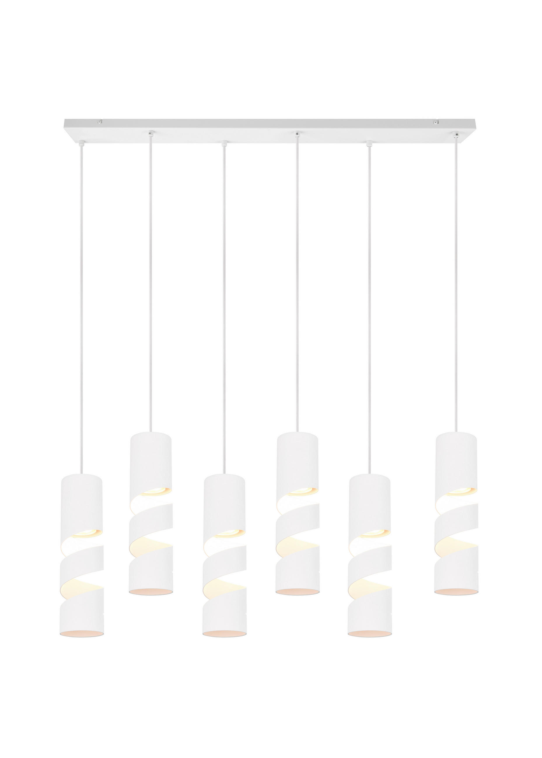 PENDELLEUCHTE 100/14/150 cm    - Weiss, Konventionell, Metall (100/14/150cm) - Trio Leuchten