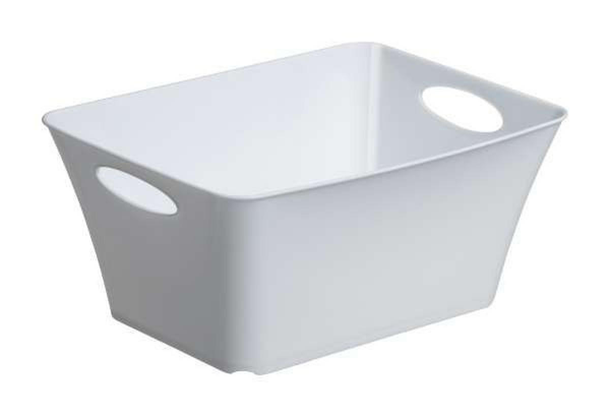 ŠKATLA LIVING BOX 5 L   29.5/21.6/13.5 cm     - bela, Basics, umetna masa (29.5/21.6/13.5cm) - Rotho