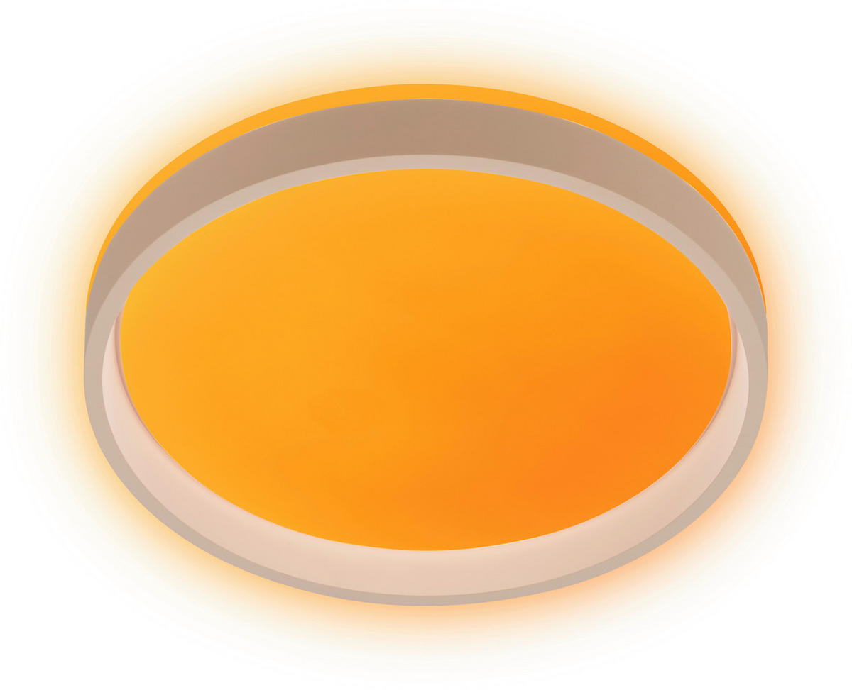 LED-DECKENLEUCHTE Aurie Glow 39/8 cm   - Beige, KONVENTIONELL, Kunststoff (39/8cm) - Briloner