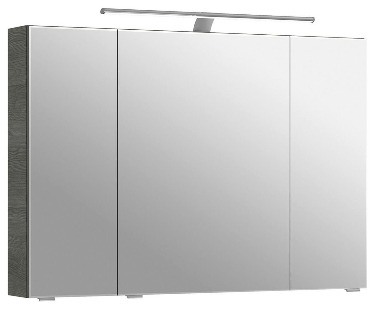 SPIEGELSCHRANK 98/70,3/17 cm  - Chromfarben/Graphitfarben, KONVENTIONELL, Glas/Holzwerkstoff (98/70,3/17cm) - Pelipal