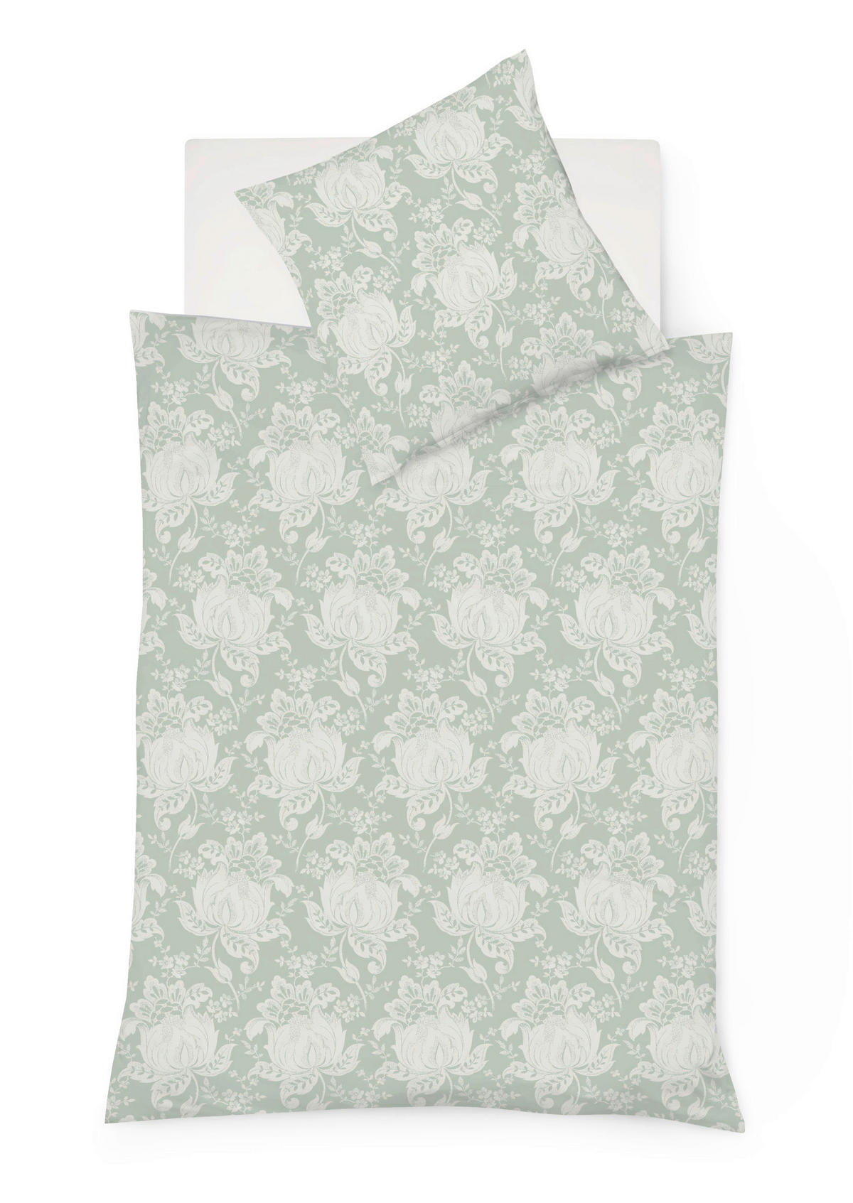 BETTWÄSCHE Lech Flanell 200/220 cm  - Grün, Design, Textil (200/220cm) - Fleuresse