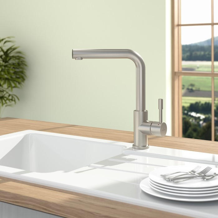 KÜCHENARMATUR 966801LC  - Edelstahlfarben, Basics, Metall (4,5/31,5/24,3cm) - Villeroy & Boch