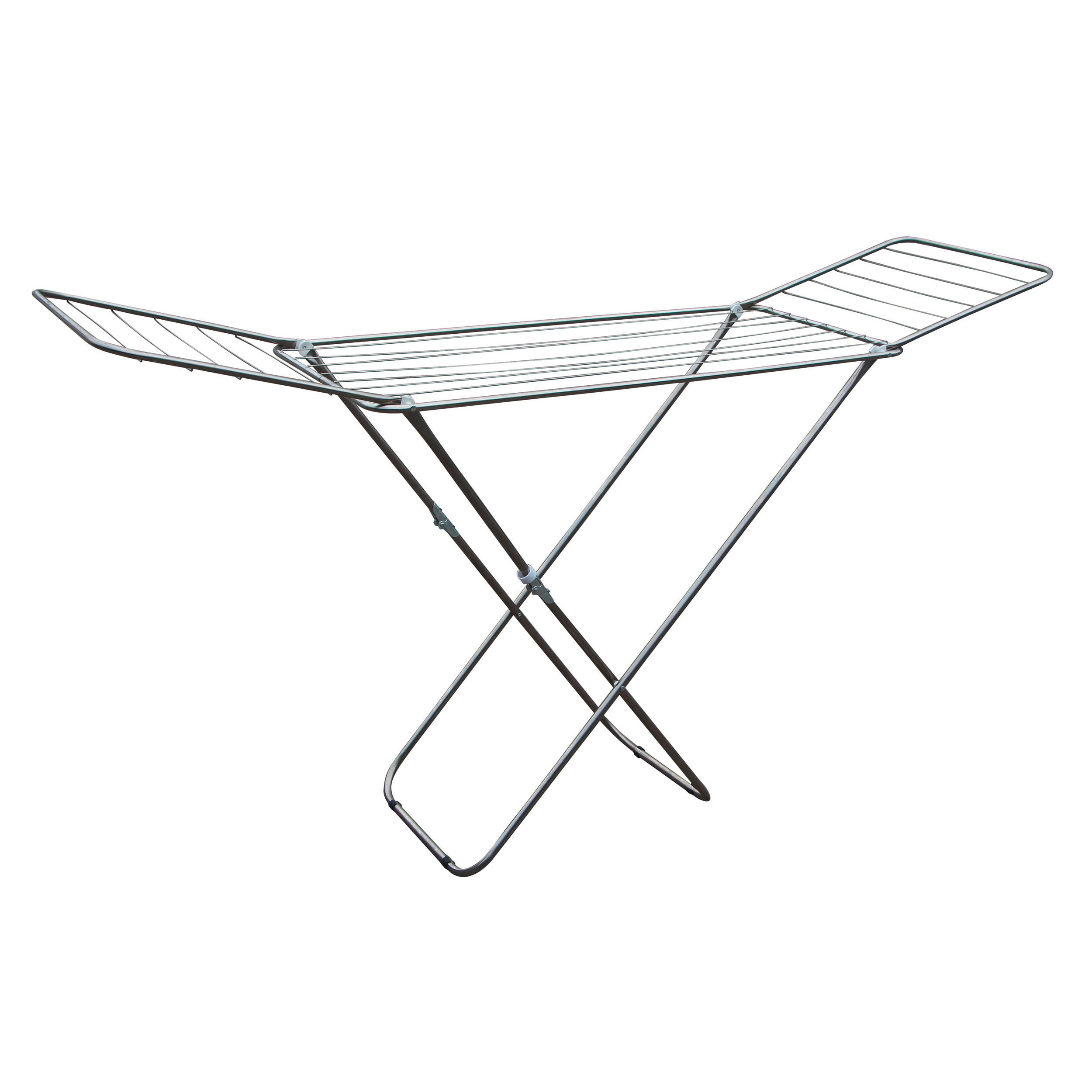 STANDTROCKNER  - Weiß, Basics, Metall (180/105/48cm) - MSV-Spirella