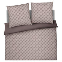 WENDEBETTWÄSCHE Cornflower Double Makosatin 200/200 cm  - Taupe, Design, Textil (200/200cm) - Joop!
