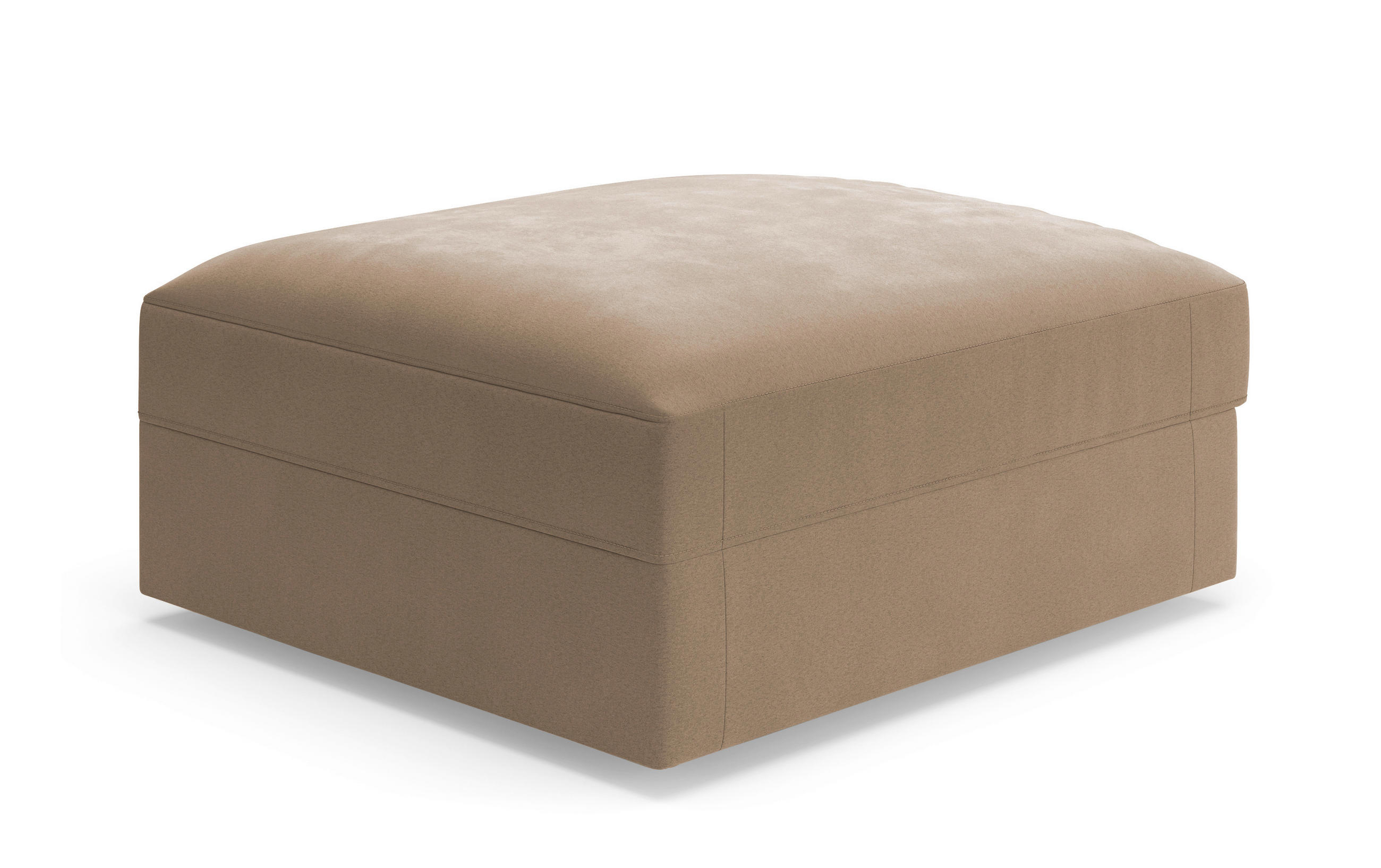 SOFAELEMENT FABIO E Mikrofaser Braun  - Schwarz/Braun, MODERN, Kunststoff/Textil (95/46/108cm) - Sit & More