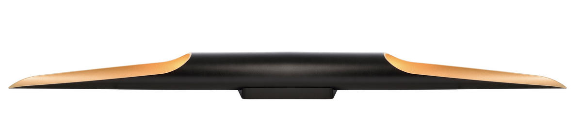 LED-WANDLEUCHTE 80/6/7 cm   - Goldfarben/Schwarz, Design, Metall (80/6/7cm)