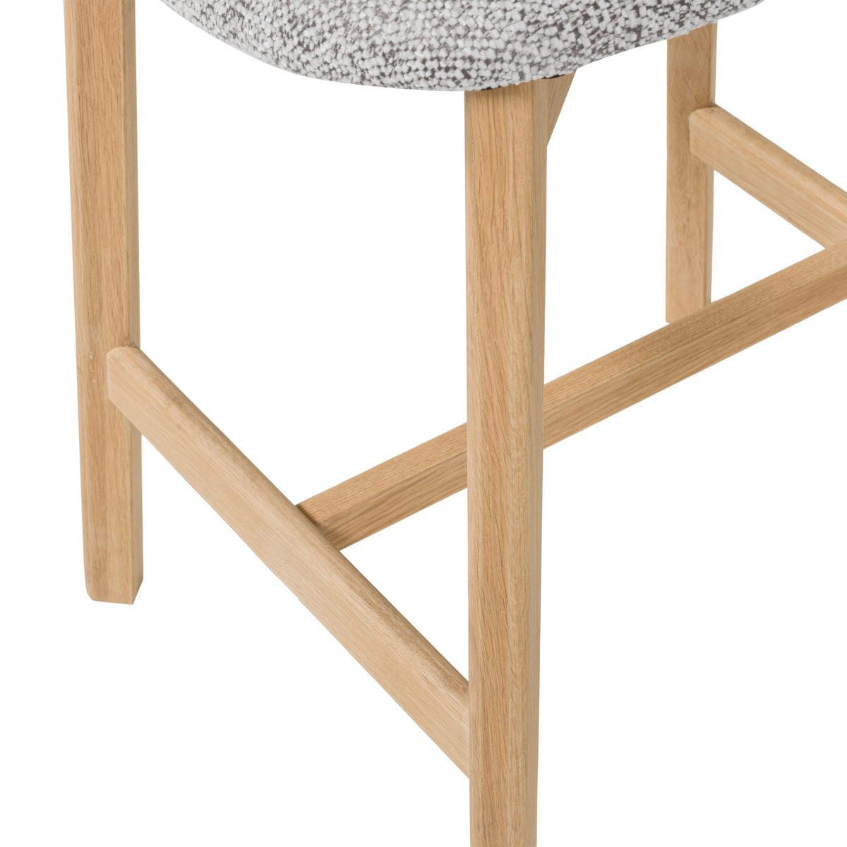 BARHOCKER in Naturfarben  - Naturfarben, MODERN, Holz/Textil (51/94/58cm) - Livetastic