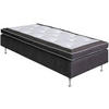 RAMSÄNG 90/200 cm  i mörkgrå  - mörkgrå/aluminiumfärgad, Klassisk, metall/trä (90/200cm) - Best Price