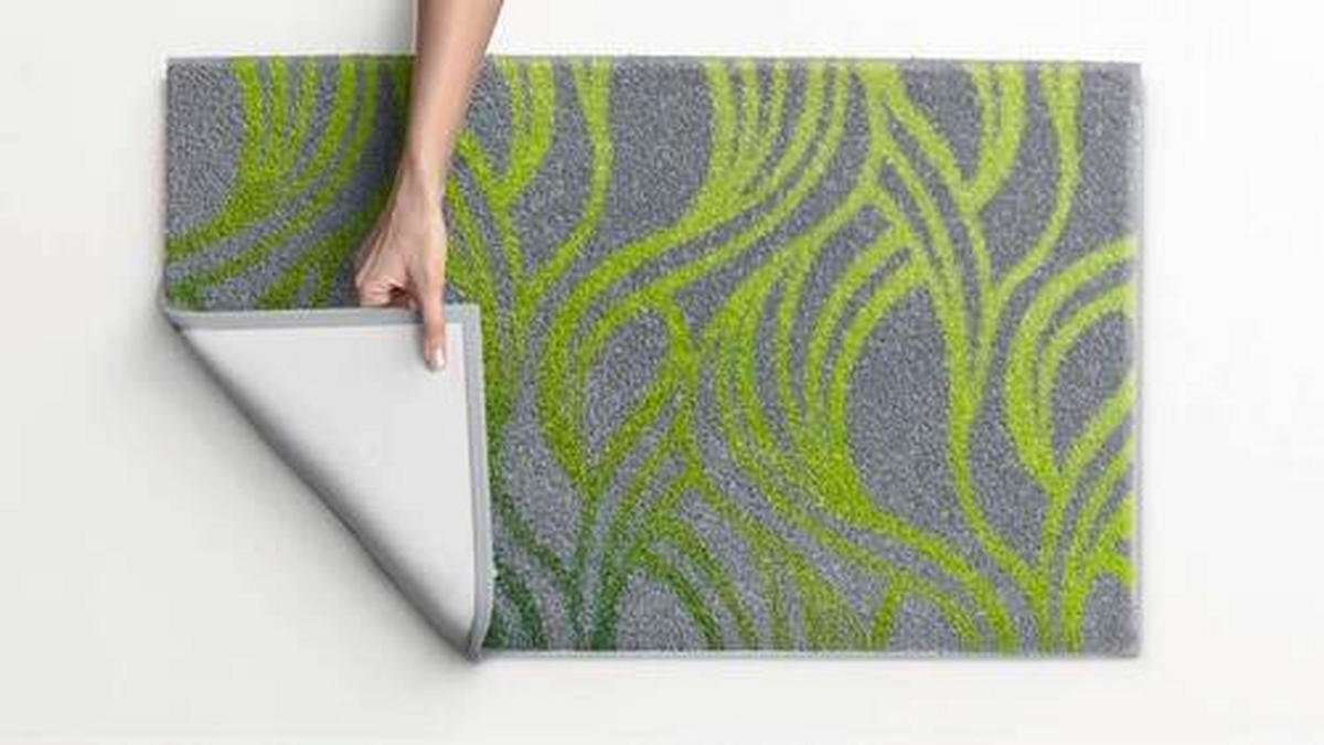 BIDET-VORLEGER Grün 50/60 cm  - Grün, Design, Kunststoff/Textil (50/60cm) - Grund