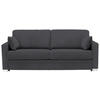SCHLAFSOFA in Textil Grau  - Chromfarben/Grau, Konventionell, Textil/Metall (208/86/97cm) - Novel