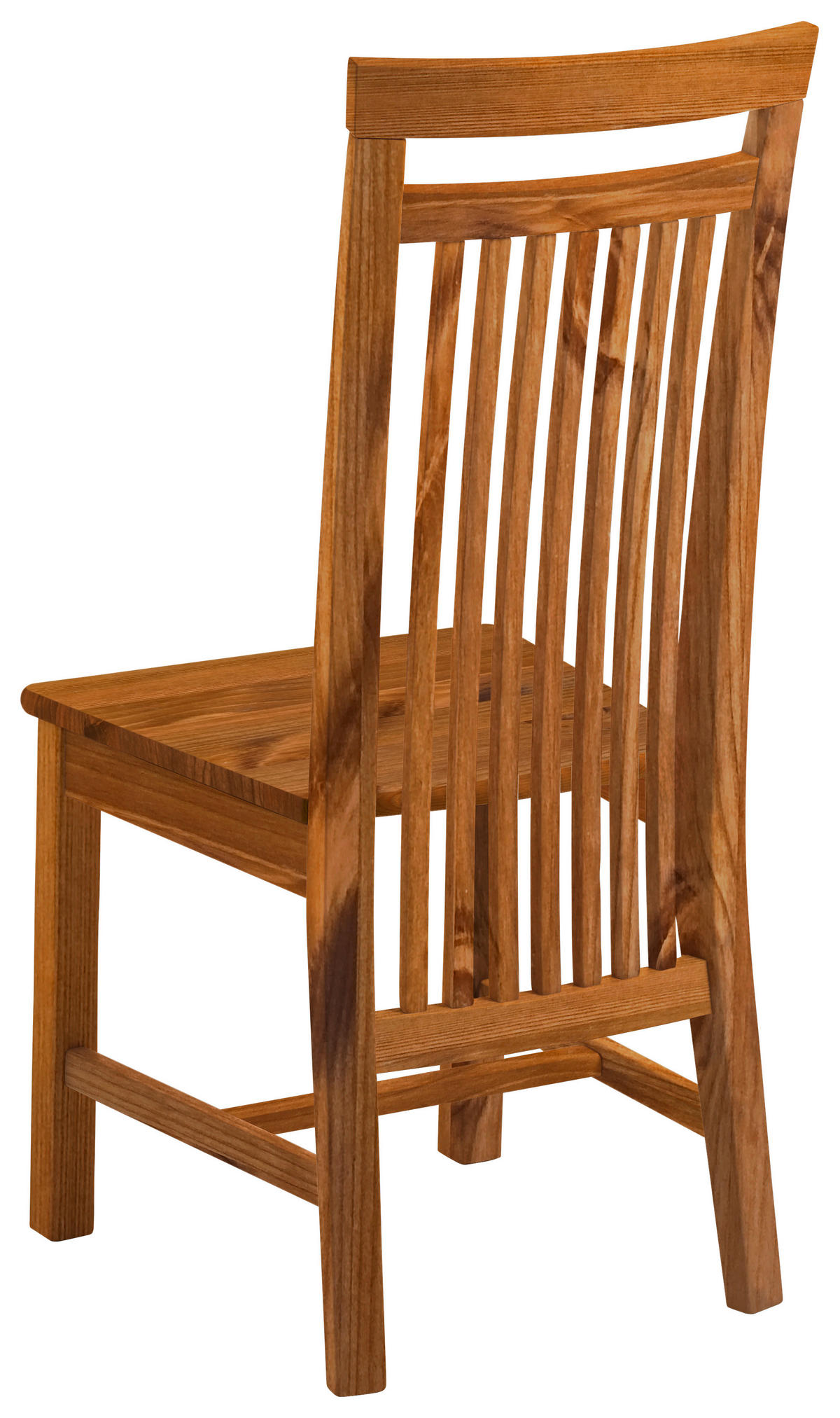 STUHL Bernsteinfarben Kiefer massiv  - Bernsteinfarben, ROMANTIK / LANDHAUS, Holz (46/103/48cm) - Boxxx