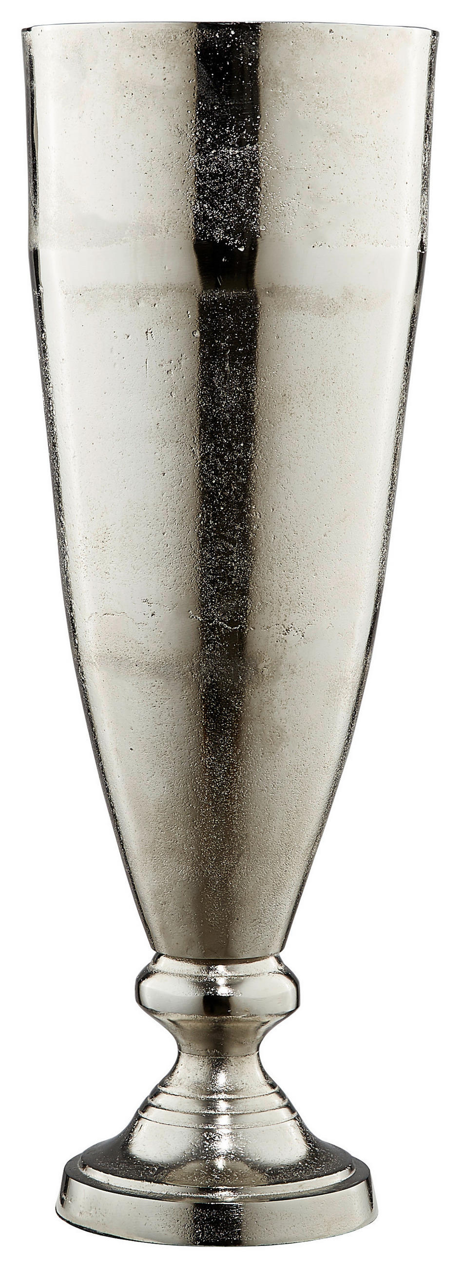 BODENVASE 55 cm  - Nickelfarben, Basics, Metall (19/54cm) - Ambia Home