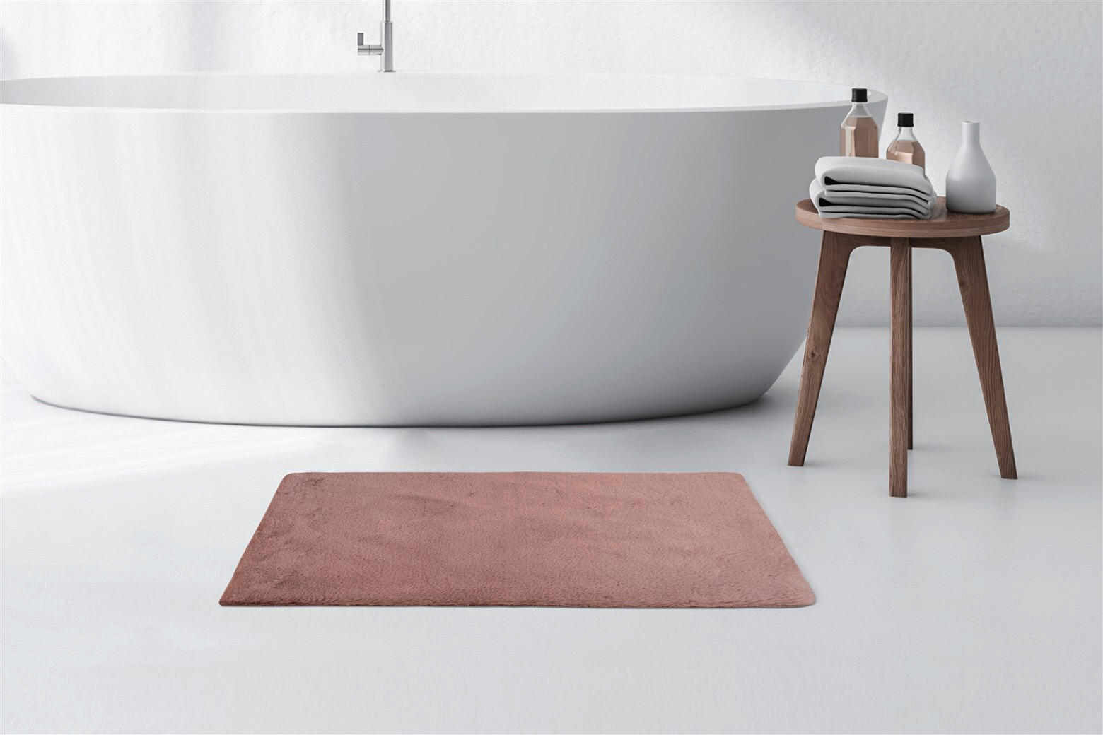 HOCHFLORTEPPICH 50/90 cm Rabbit Light 525 Rosa Rosa  - Rosa, KONVENTIONELL, Kunststoff/Textil (50/90cm)