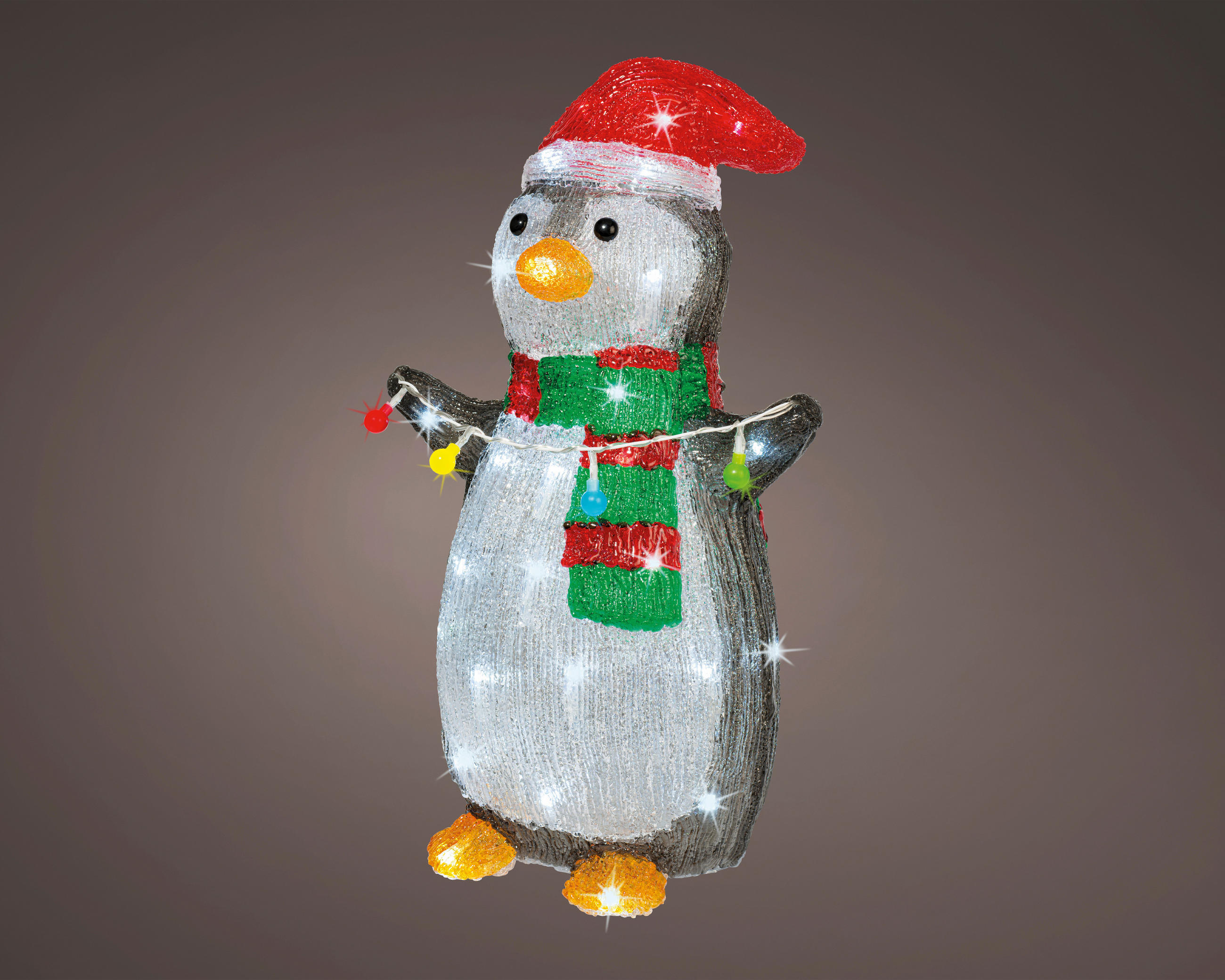 LED DÍSZLÁMPA - többszínű, Basics, műanyag (22/28/45cm)