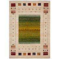 ORIENTTEPPICH 140/200 cm Mother Earth Green Grün, Naturfarben, Dunkelgrün  - Dunkelgrün/Naturfarben, LIFESTYLE, Textil (140/200cm) - Cazaris