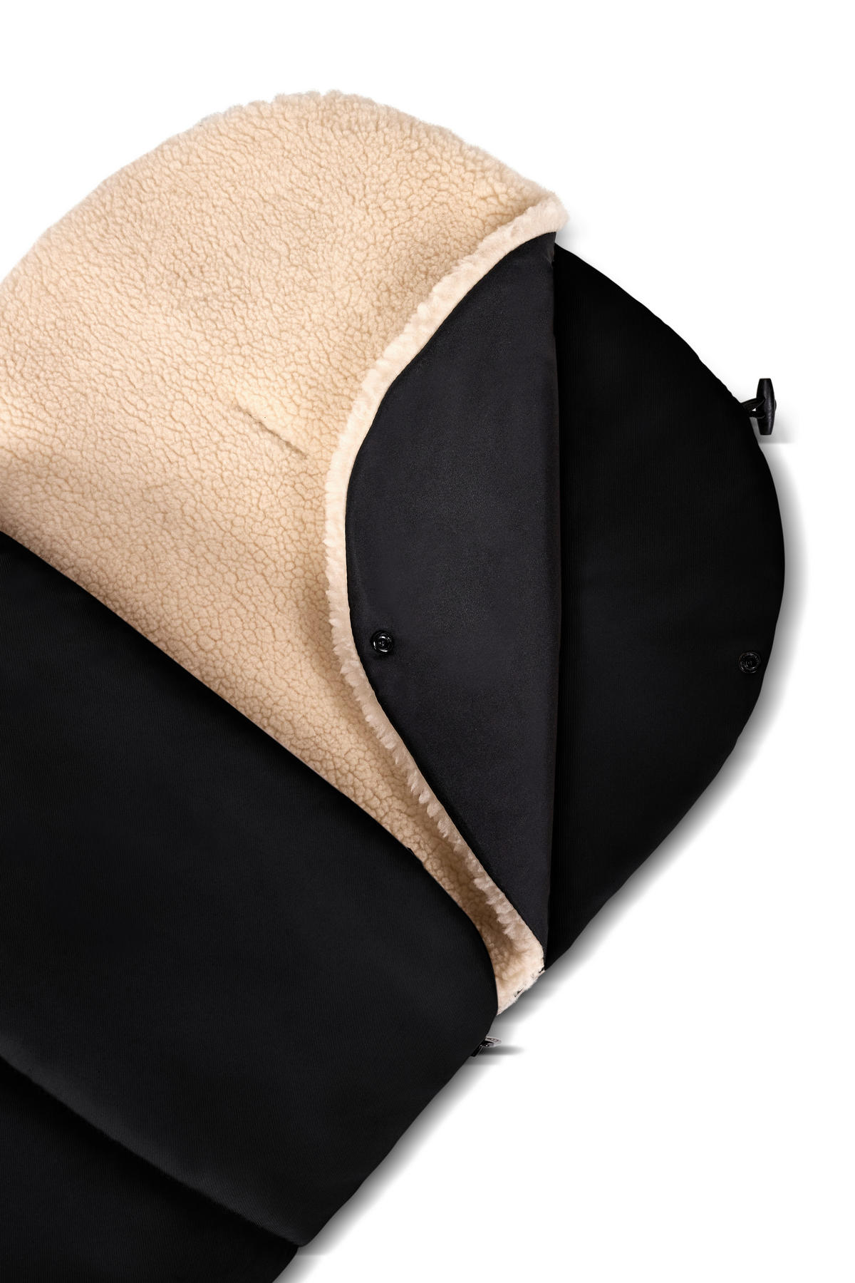 BUGGY-FUßSACK  - Schwarz, Basics, Textil (40/8/96cm) - Moon