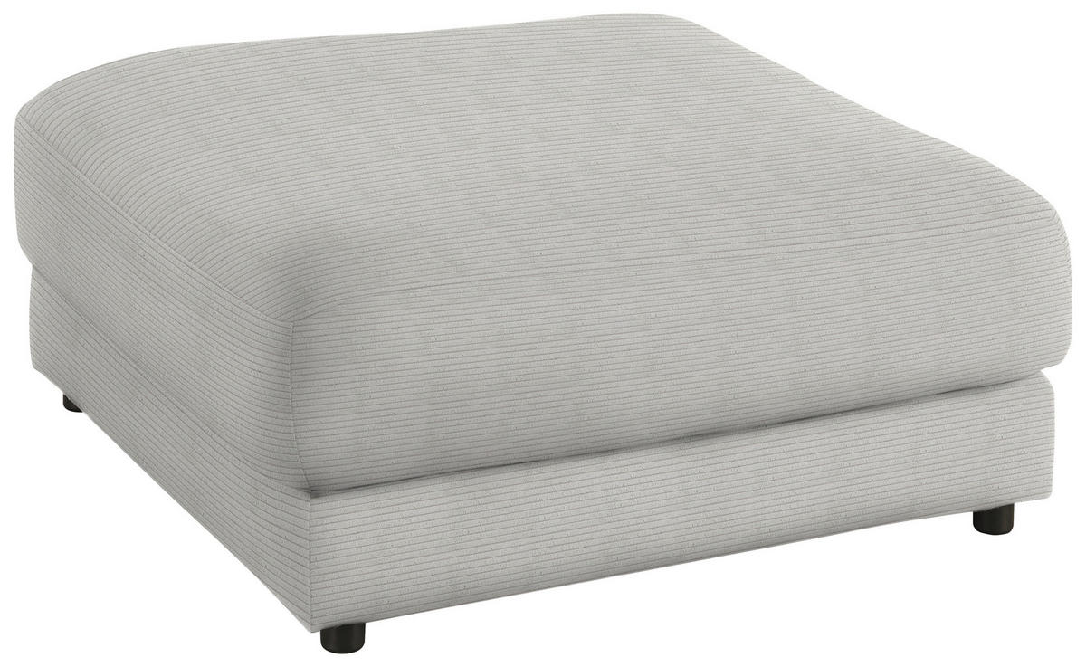 HOCKER in Textil Greige  - Greige/Schwarz, Design, Kunststoff/Textil (100/86/100cm) - Lomoco