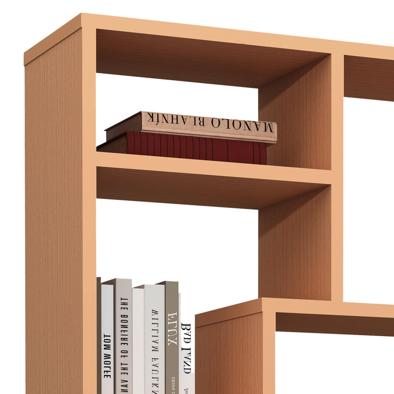 REGAL Buchefarben  - Buchefarben/Grau, MODERN, Holzwerkstoff/Kunststoff (58/116/20cm) - MID.YOU
