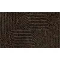 FUßMATTE 45/75 cm Loop dark brown  - Braun, Design, Kunststoff/Textil (45/75cm) - wash+dry