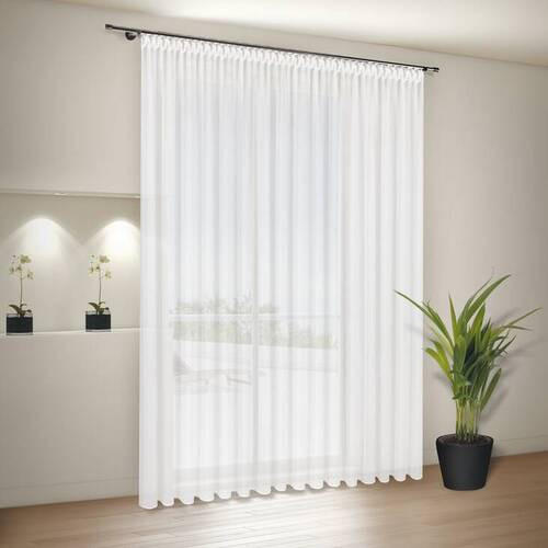 FERTIGSTORE  transparent  300/245 cm   - Weiß, Basics, Textil (300/245cm)