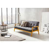 SCHLAFSOFA  in Webstoff Naturfarben, Dunkelgrau  - Dunkelgrau/Naturfarben, MODERN, Holz/Textil (190/81/85cm) - Livetastic