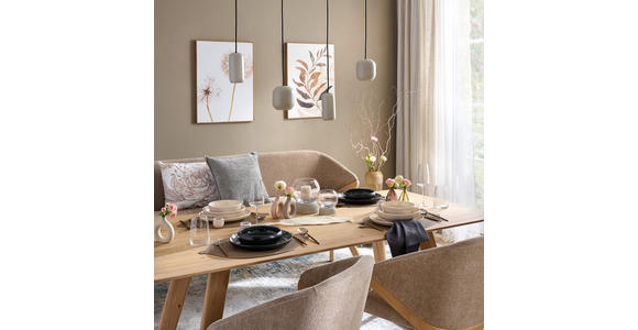 HÄNGELEUCHTE 90/12,5/150 cm - Sandfarben, Basics, Metall (90/12,5/150cm) - Dieter Knoll