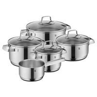 KOCHTOPFSET Belmonte 5-teilig  - Edelstahlfarben, Basics, Metall - WMF