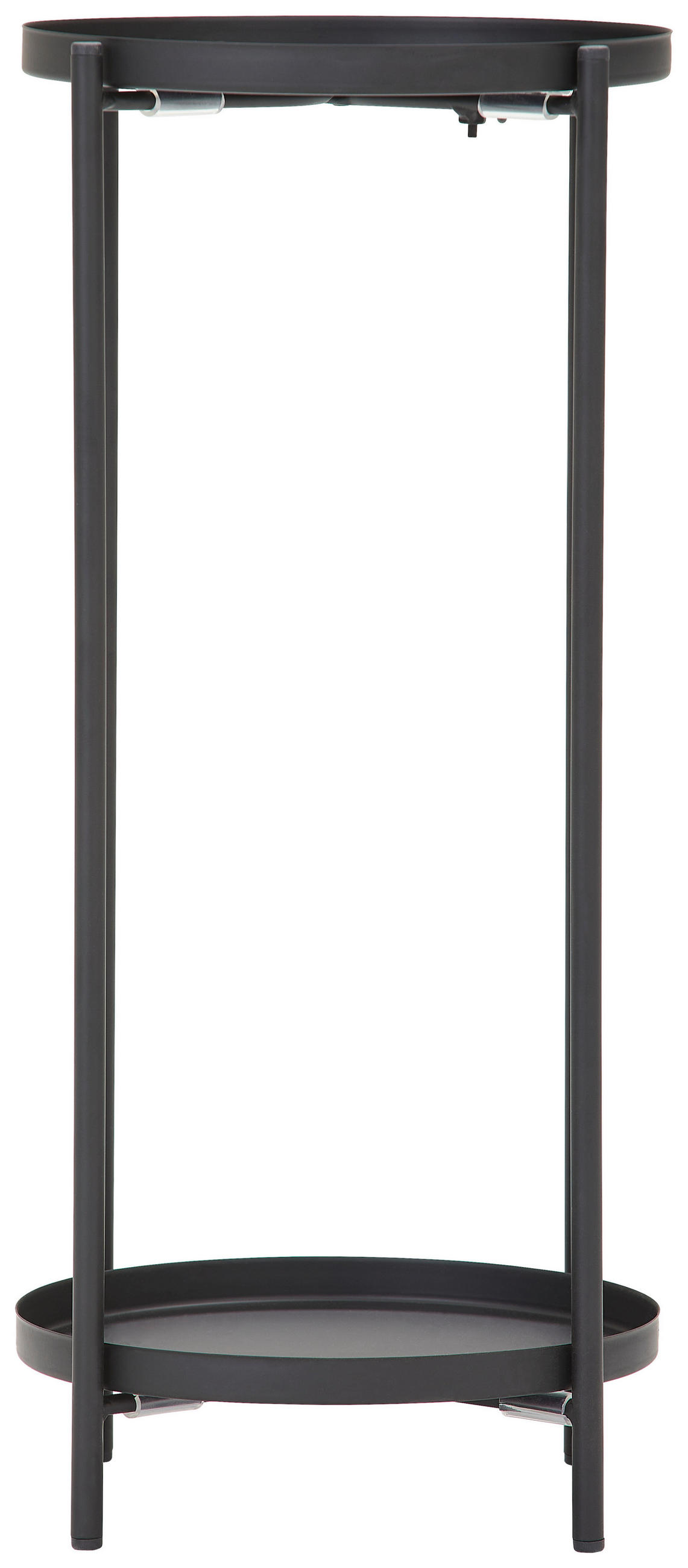 BLUMENSTÄNDER Metall  - Schwarz, Trend, Metall (26/58/26cm) - Landscape