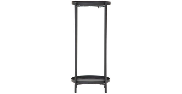 BLUMENSTÄNDER Metall - Schwarz, Trend, Metall (26/58/26cm) - Landscape