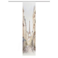FLÄCHENVORHANG   blickdicht  60/245 cm   - Naturfarben/Weiß, LIFESTYLE, Textil (60/245cm)