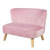 KINDERSOFA roba Lil Sofa  - Rosa, Basics, Textil (70/50/48cm) - Roba
