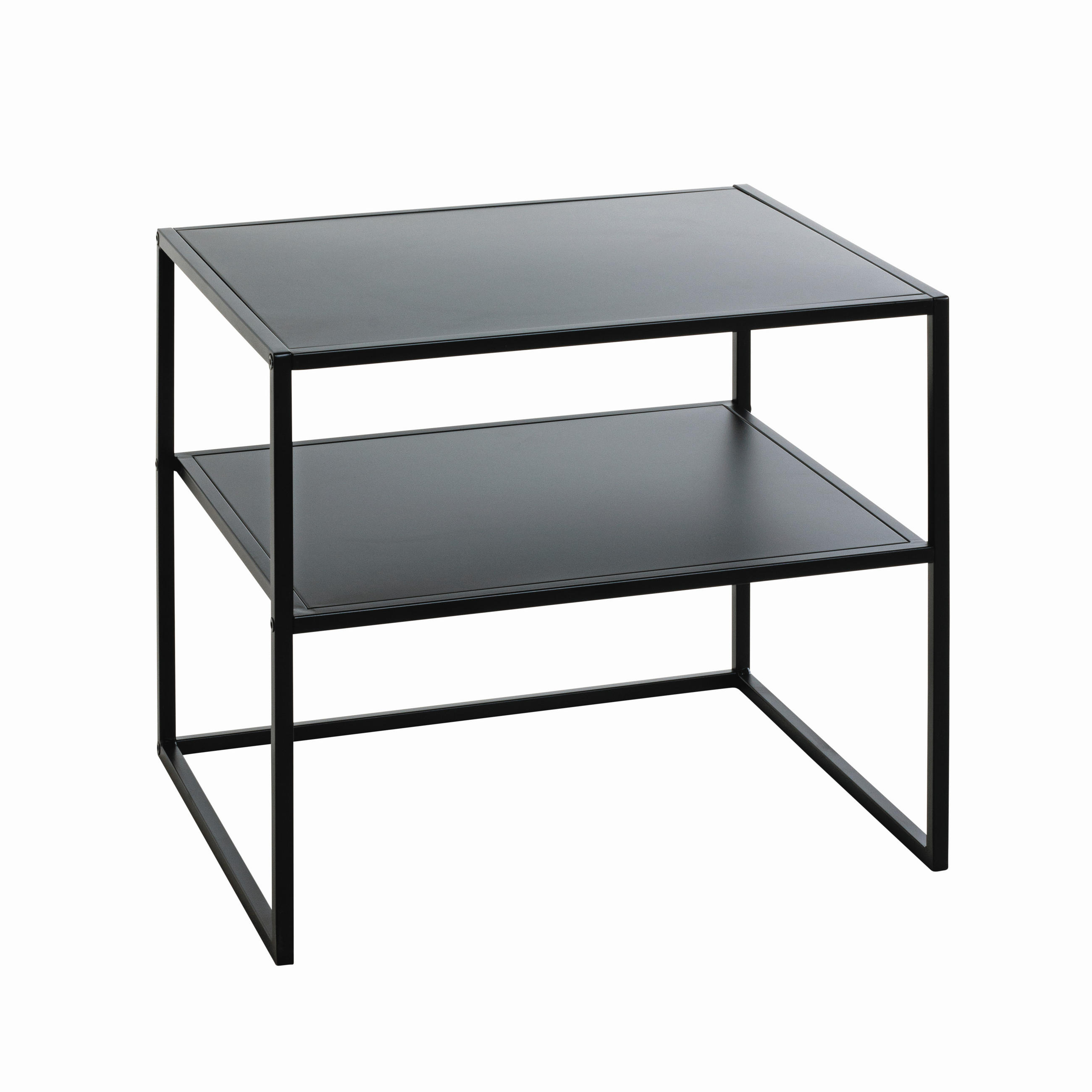 BEISTELLTISCH in Metall 50/40/45 cm  - Schwarz, Trend, Metall (50/40/45cm)