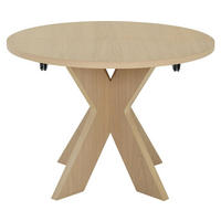 MATBORD ek Bianco rund  utdragbar, finns i olika storlekar, finns i olika trädekorer  - ek Bianco, Design, trä (105-195/105/75cm) - Best Price