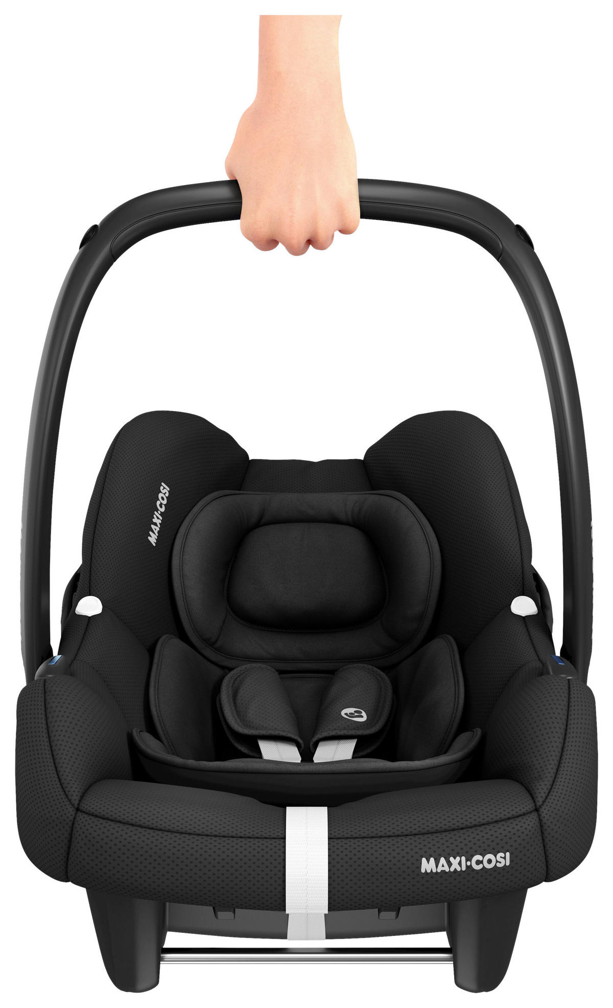 BABYSKYDD Cabriofix i-Size inkl. Cabriofix i-Size Base  - svart, Basics, textil/plast (44/90,5/74cm) - Maxi Cosi Pro