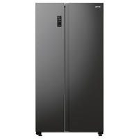 SIDE-BY-SIDE 91,5/178,6/67 cm NRR9185EABXL ADVANCED  - Schwarz, MODERN, Glas/Kunststoff (91,5/178,6/67cm) - Gorenje