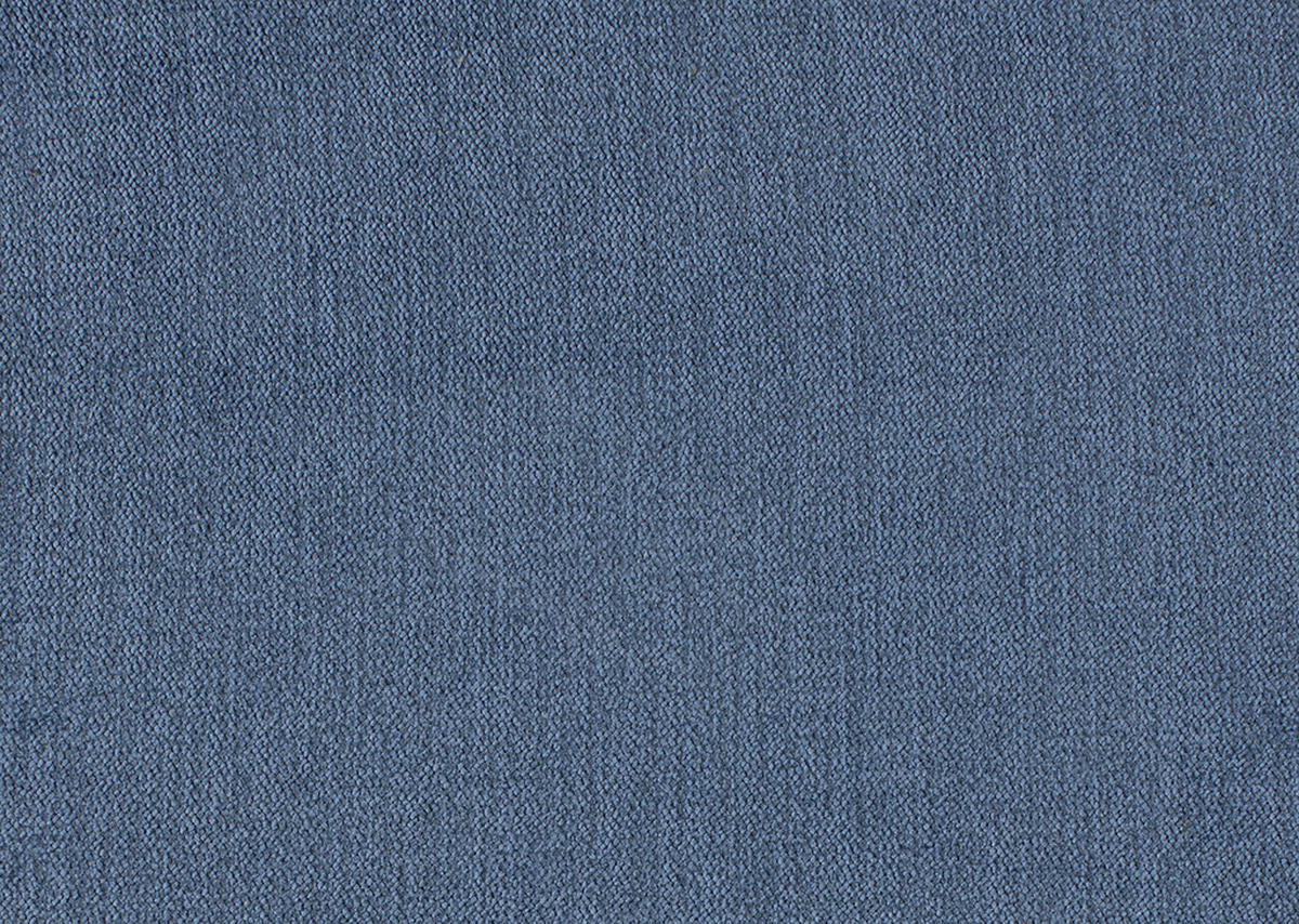 ECKSOFA Blau Webstoff  - Blau/Schwarz, Design, Textil/Metall (165/338cm) - Livetastic