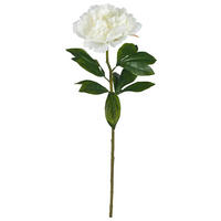 KUNSTBLUME - Creme, Basics, Kunststoff/Textil (63cm)