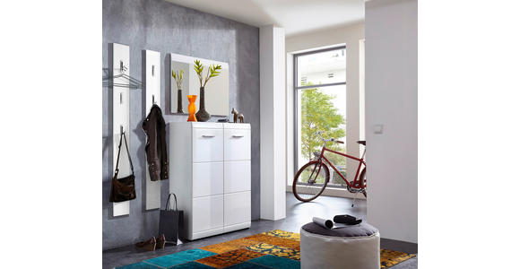 GARDEROBE 4-teilig in 149/200/36 cm - Weiß, Design, Holzwerkstoff (149/200/36cm) - Carryhome