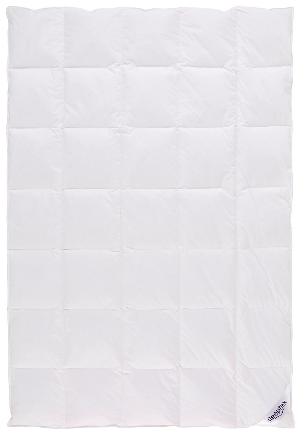 GANZJAHRESDECKE   135/200 cm   - Weiß, Basics, Naturmaterialien/Textil (135/200cm) - Sleeptex