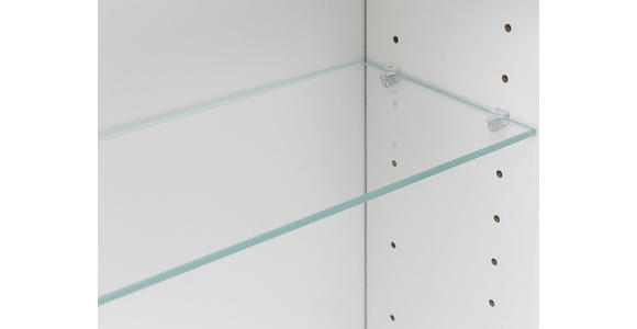 SPIEGELSCHRANK 105/64/20 cm  - Wildeiche/Schwarz, KONVENTIONELL, Glas/Holzwerkstoff (105/64/20cm) - Xora