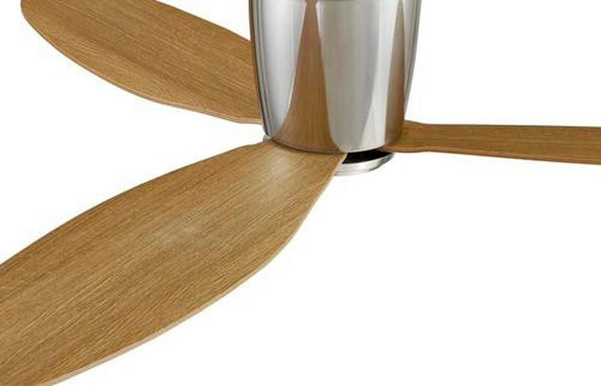 DECKENVENTILATOR  132/19 cm    - Chromfarben/Teakfarben, Basics, Holzwerkstoff/Kunststoff (132/19cm)