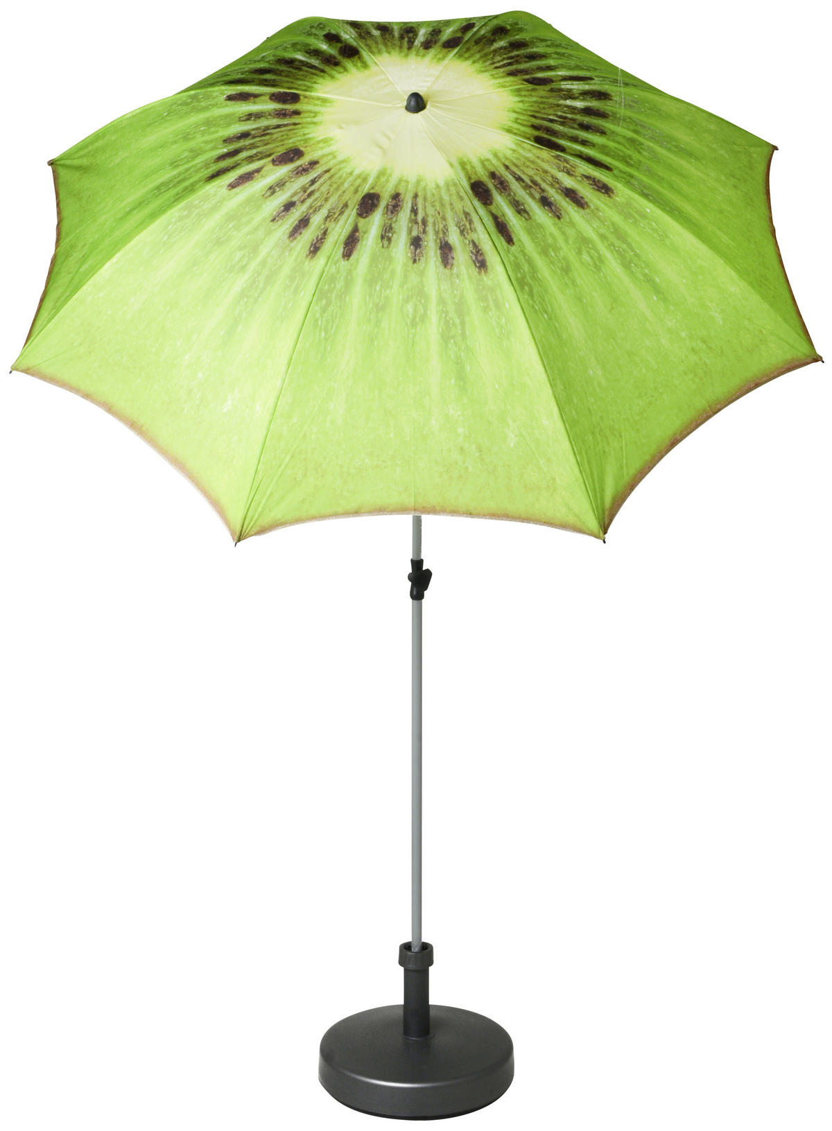 SONNENSCHIRM  200/200 cm  - Silberfarben/Grün, Design, Textil/Metall (200/200cm) - Doppler