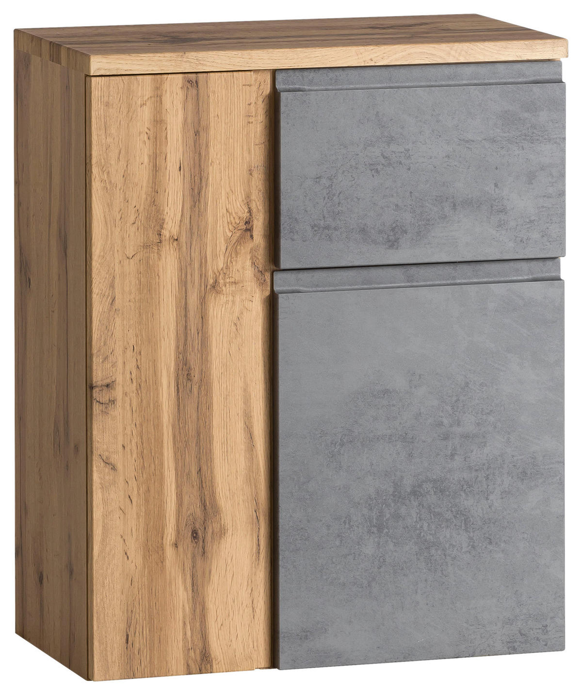 UNTERSCHRANK 65/79/35 cm   - Eiche Wotan/Hellgrau, MODERN, Holzwerkstoff (65/79/35cm) - Held