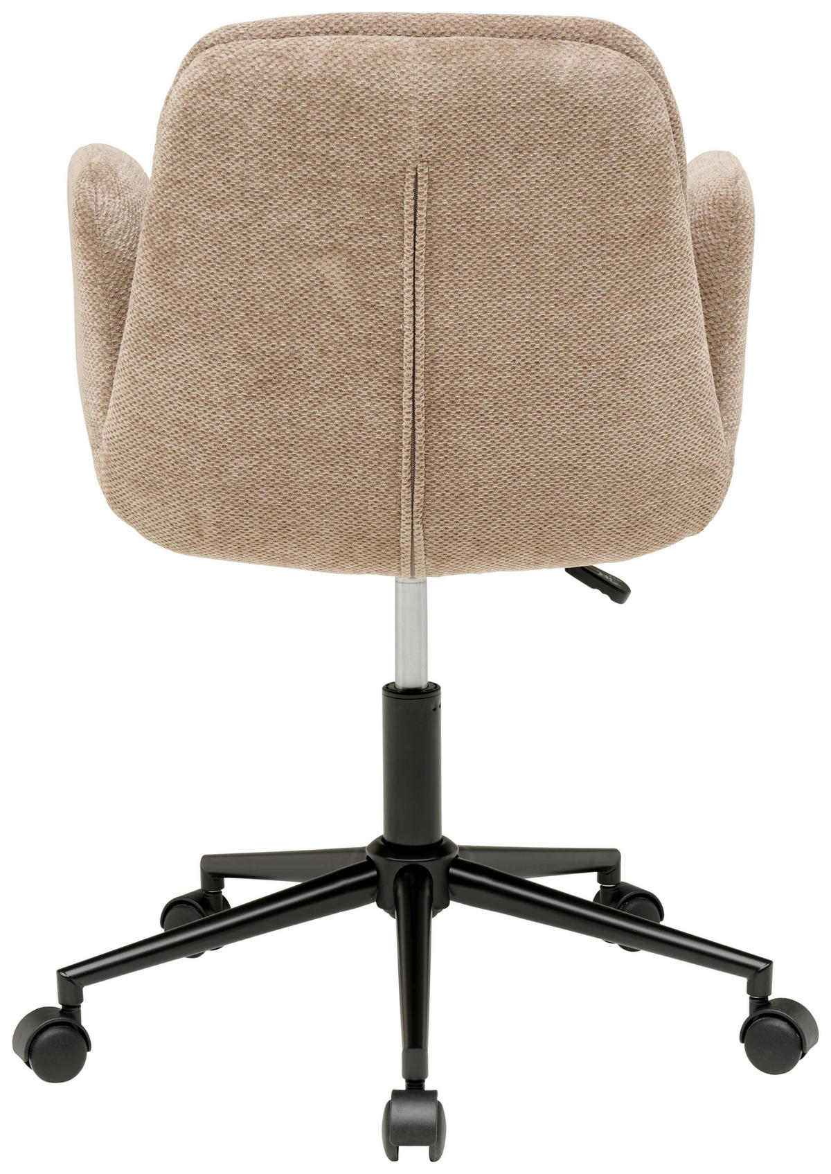 DREHSTUHL Webstoff Braun  - Schwarz/Braun, Modern, Kunststoff/Textil (55/85-95/60cm) - MID.YOU