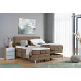 BOXSPRINGBETT 160/200 cm  in Braun  - Chromfarben/Braun, KONVENTIONELL, Kunststoff/Textil (160/200cm) - Voleo