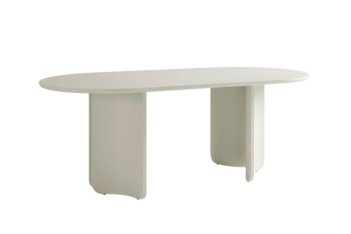 ESSTISCH 200/100/76 cm Echtholz, Nachbildung  Holzwerkstoff Seidengrau  - Seidengrau, MODERN, Holzwerkstoff (200/100/76cm) - Schöner Wohnen
