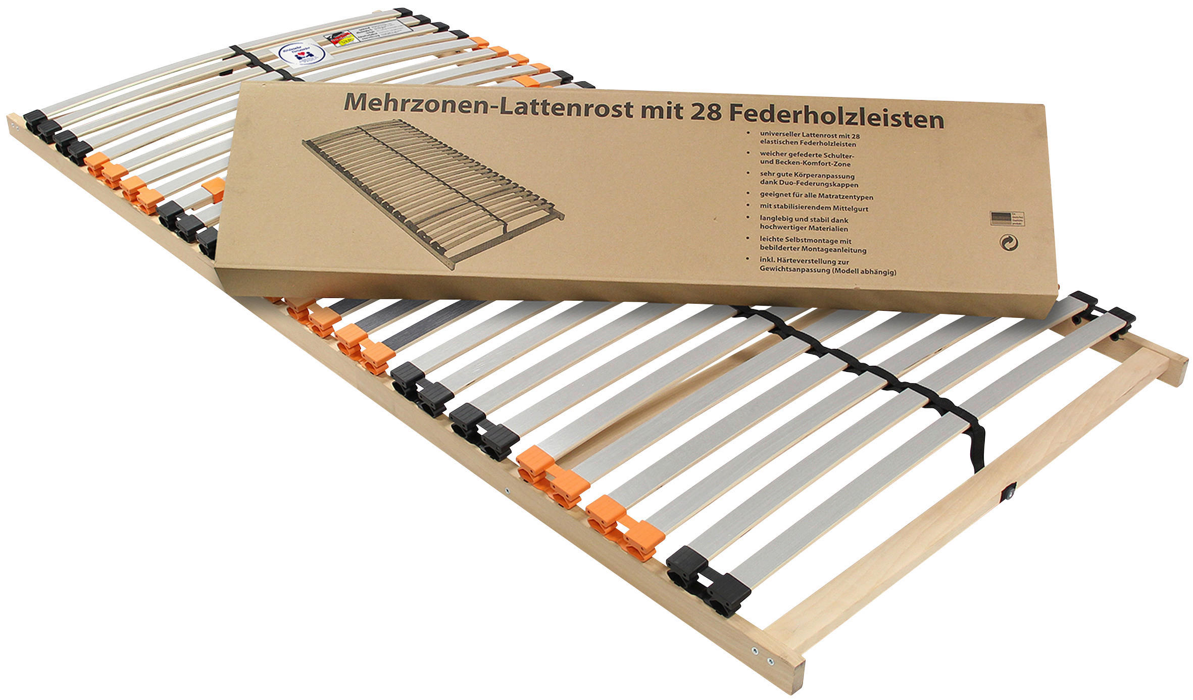 LATTENROST 90/200 cm Birke  - Naturfarben, Basics, Holz (90/200cm) - Xora