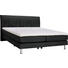 BOXSPRINGBETT in Schwarz - Alufarben/Schwarz, KONVENTIONELL, Kunststoff/Textil (180/200/cm) - Bentley BOXSPRINGBETT in Schwarz - Alufarben/Schwarz, KONVENTIONELL, Kunststoff/Textil (180/200/cm) - Bentley